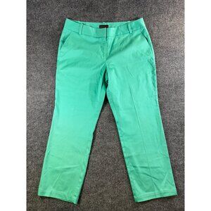 Dana Buchman Womens Turquoise green Pants Size 16 Straight-Leg Mid-Rise